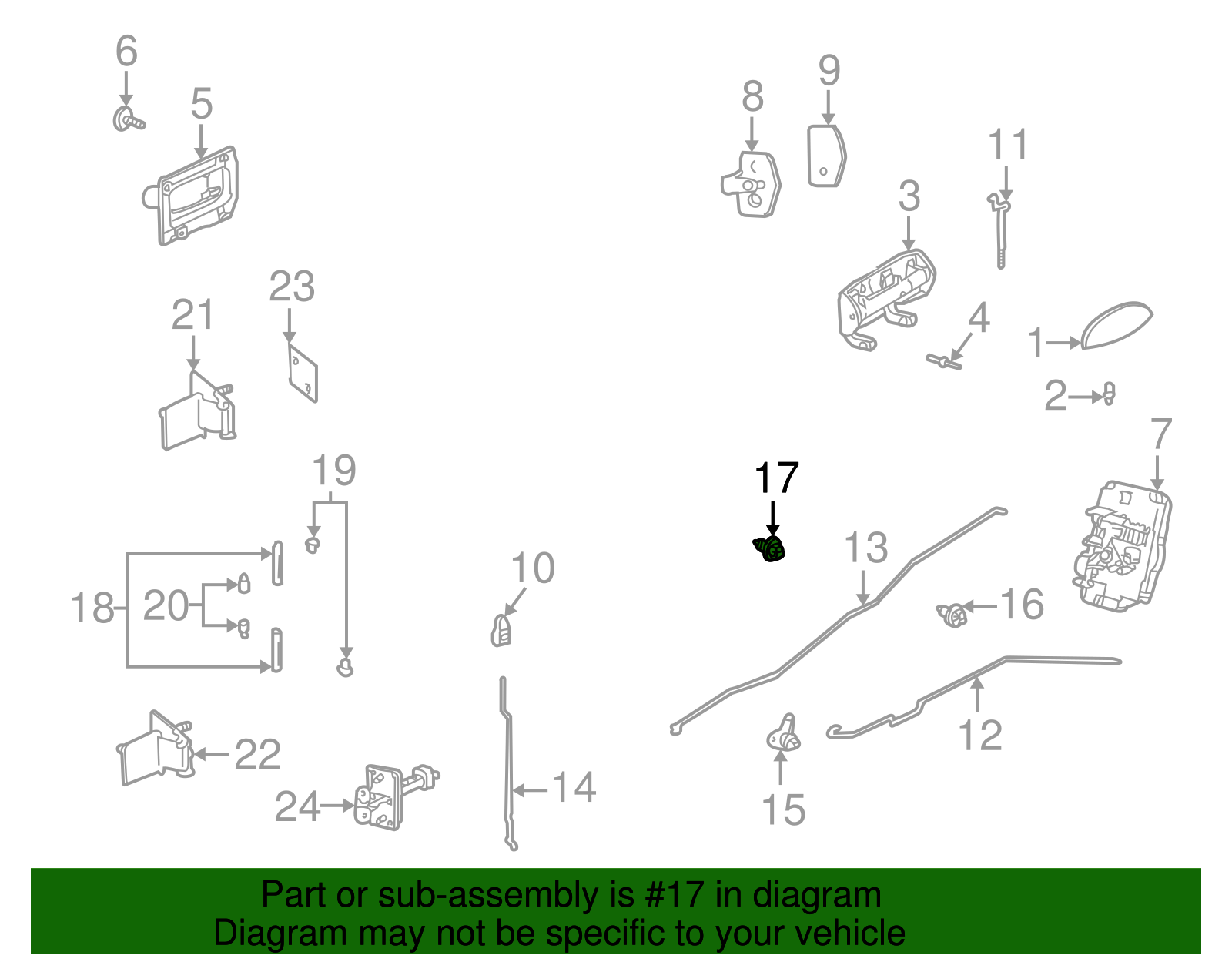 Multi-Purpose Clip - Cadillac (90044397)