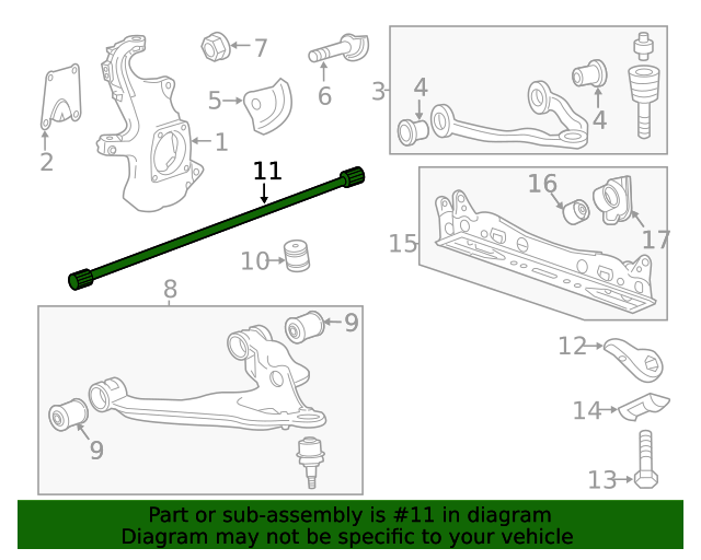 20202021 GM Torsion Bar 84745489