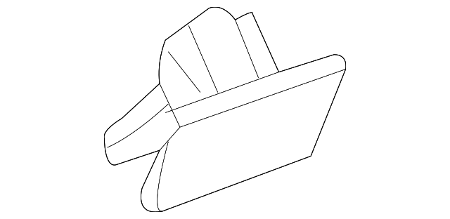 Ebony Instrument Panel Compartment Door Handle - GM (89042044)