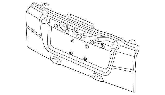 68700-SCV-A80ZZ - Tailgate (Lower) (DOT) 2009-2010 Honda