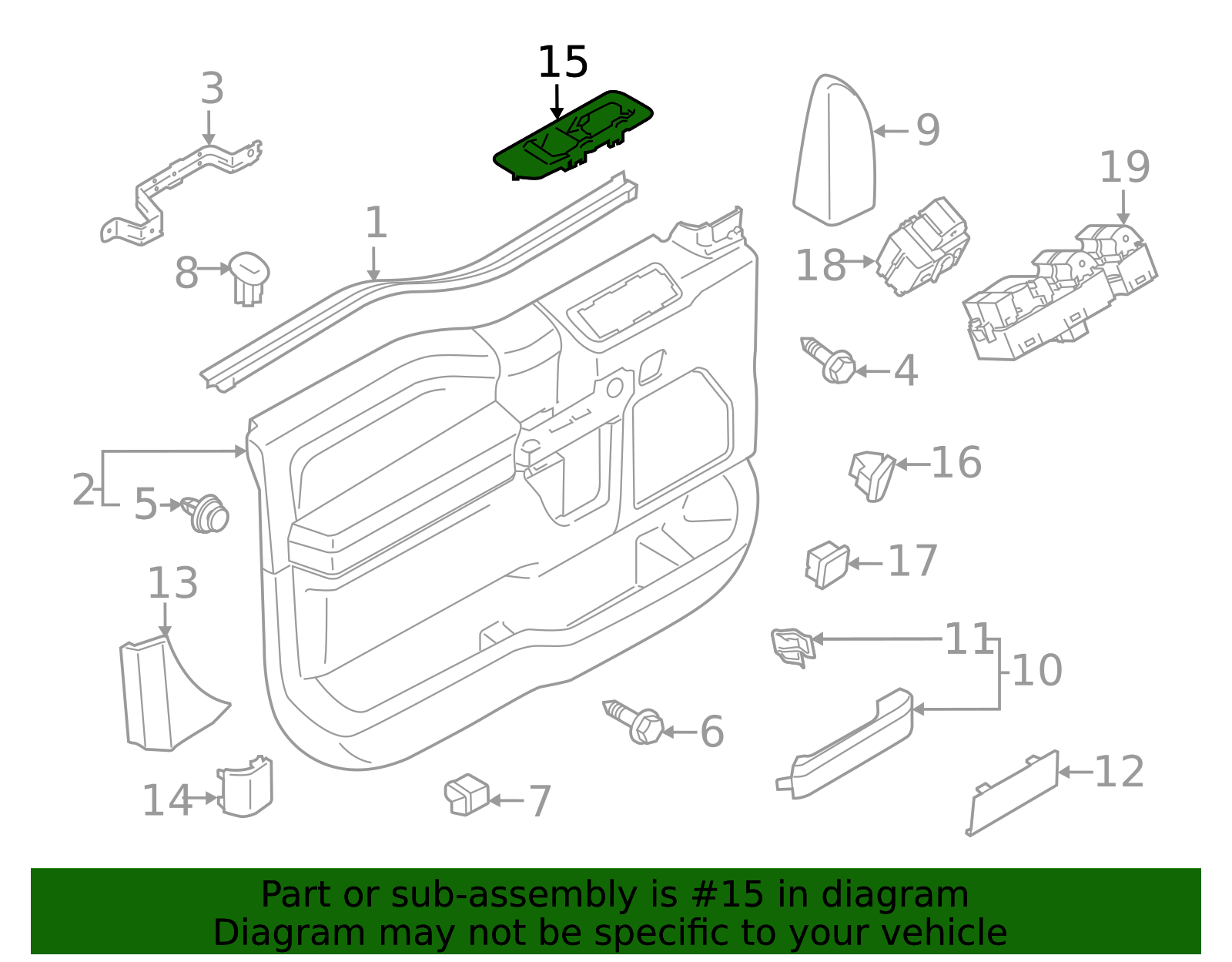 Switch Housing - Ford (HC3Z-14527-BB)