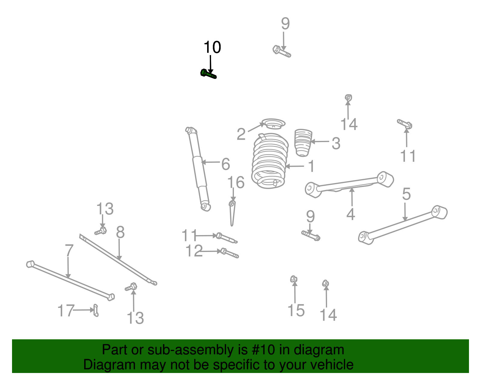 Mount Bolt - GM (11517962)