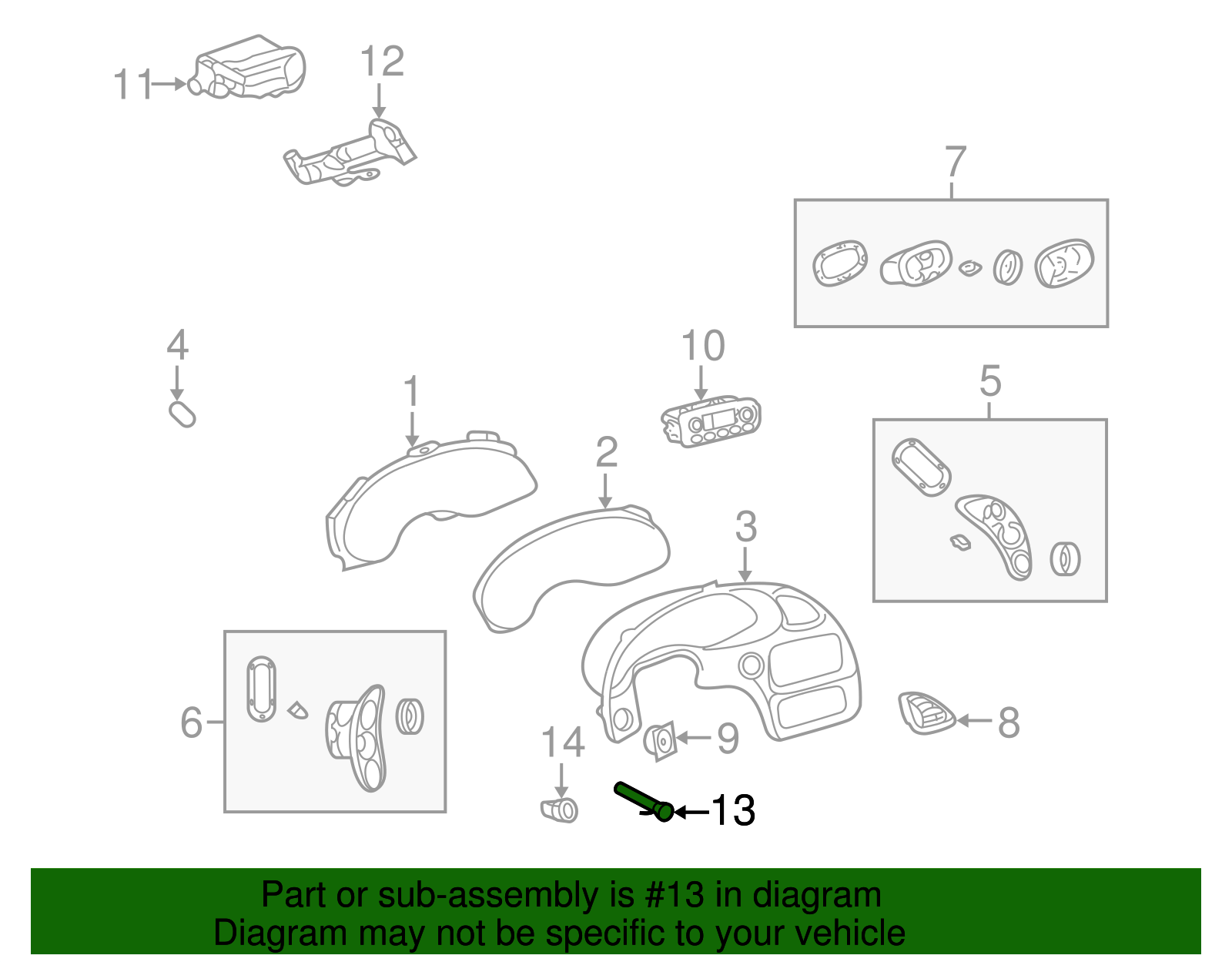 Sensor - GM (25671234)