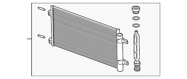2016-2022 GM Air Conditioning Condenser 42828834 | OEM Parts Online 
