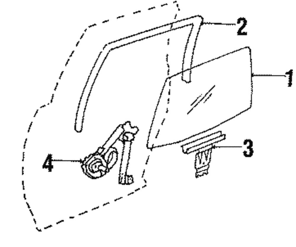 Door Glass - GM (20250963)