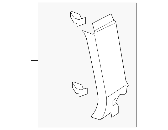 Upper Pillar Trim 5GM-867-288-F-ZA2
