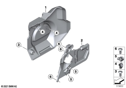 Motorcycle Trim Section, Windshield for 2024 BMW-Motorrad CE 04 
