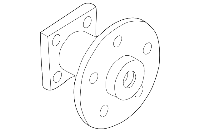 Rear Wheel Hub and Bearing Assembly with Wheel Speed Sensor and Wheel Studs - GM (7470609)