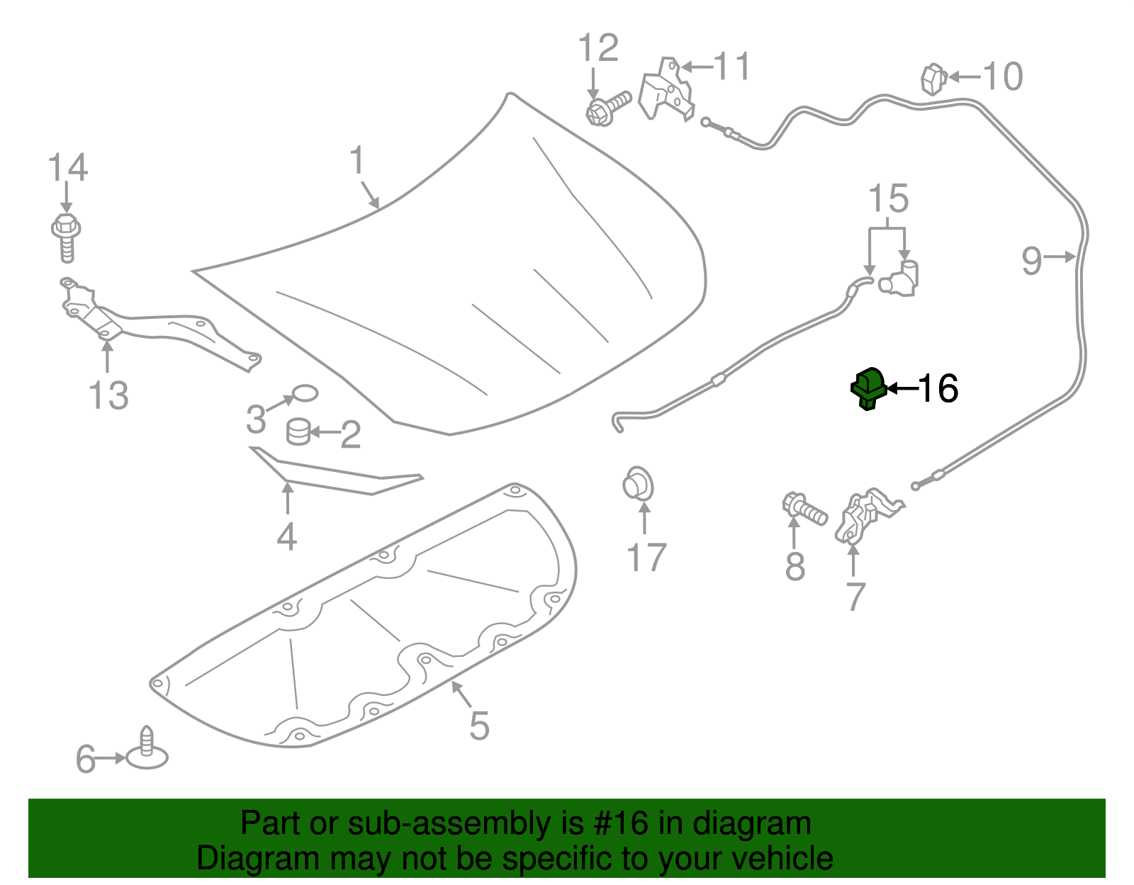 Support Rod Holder - Scion (SU003-03010)