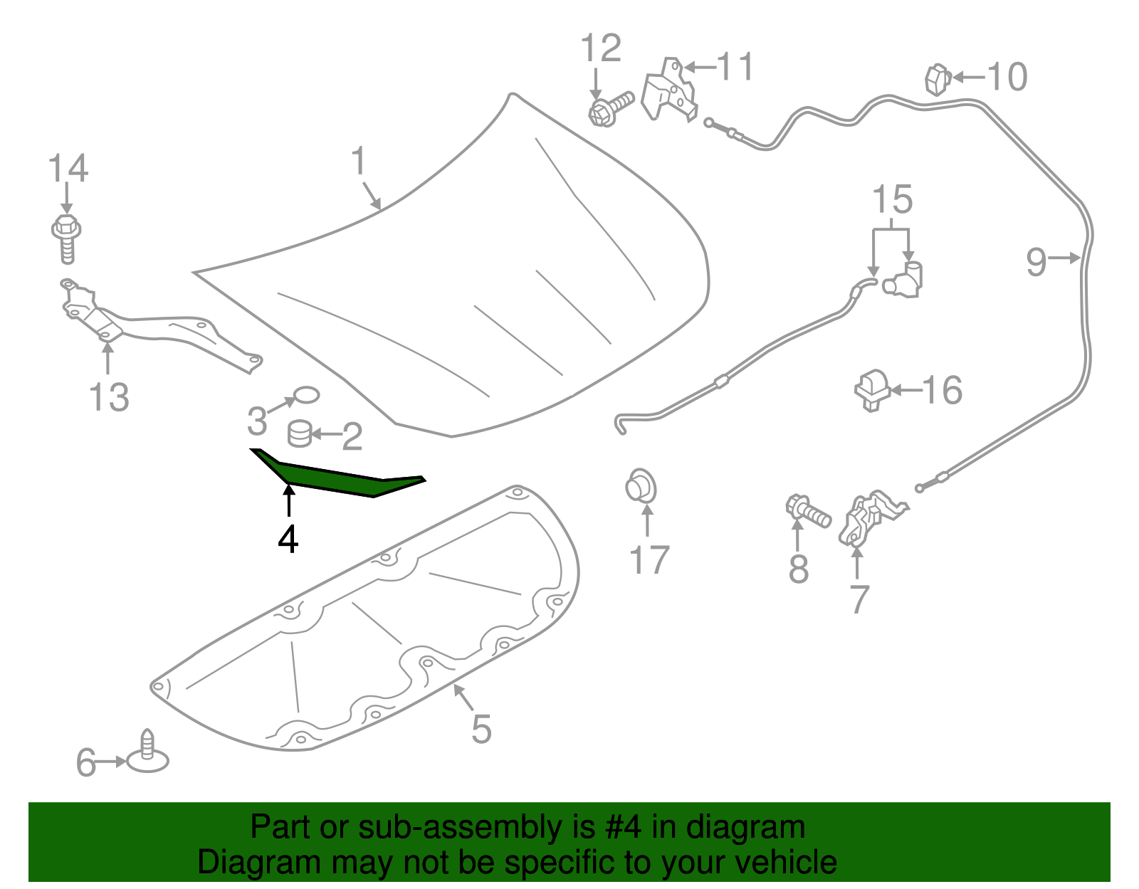 Front Seal - Scion (SU003-01396)