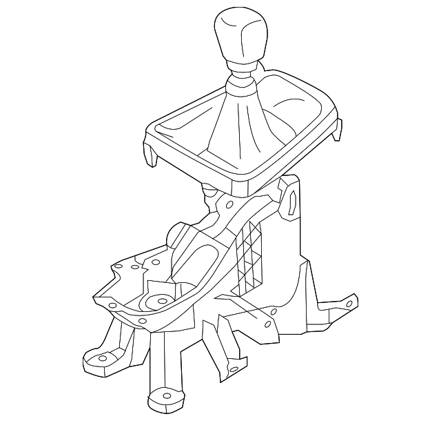 Genuine OEM Ford Shifter Assembly DG9Z7210K OEM Ford Parts