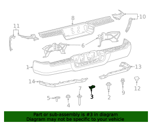 2007-2020 Mopar Clip / Spring Nut 6101833 | TascaParts.com