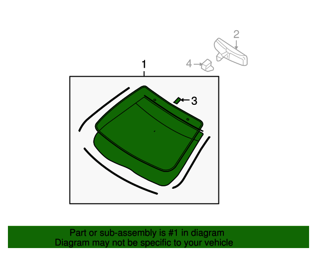 20102012 Ford Windshield BE5Z5403100C Blue Springs Ford Parts