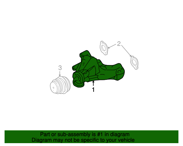 12708487 Water Pump Kit 19882000 GM World Parts Direct