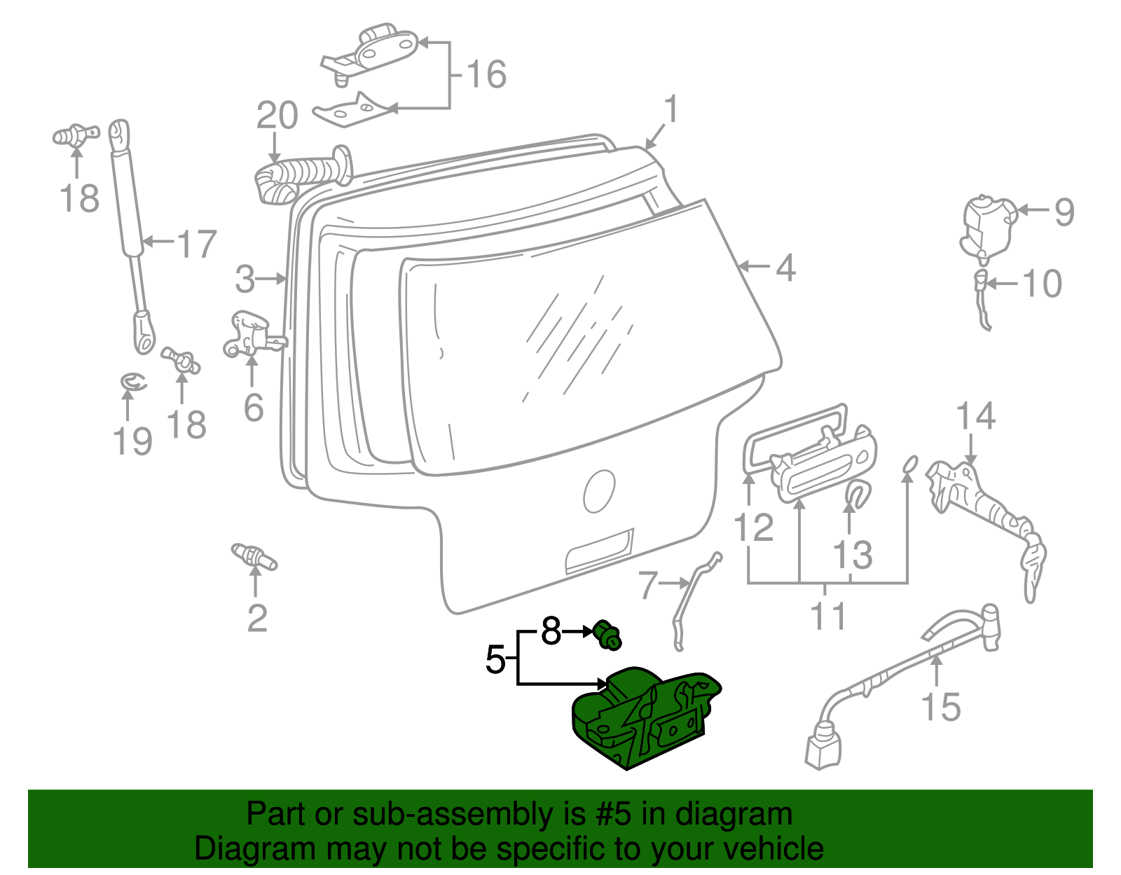 Lock 1J6-827-505-C-B41