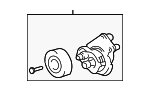1998-2009 Toyota Tensioner Assembly, V-Ribbed Belt 166200w101 | Toyota ...