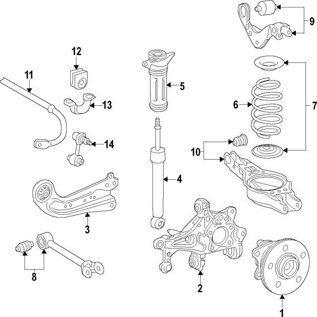 2021-2022 Toyota Corolla Coil Spring 48231-02K00 | Toyota Parts Center