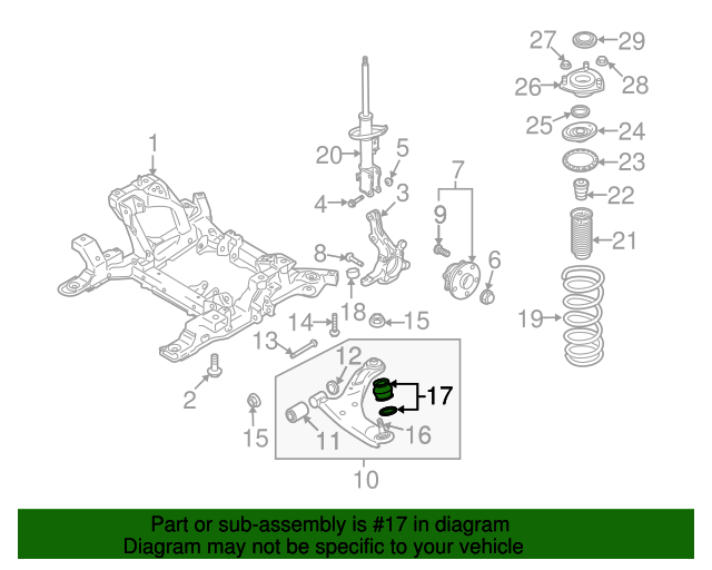 4334565810 Ball Joint Seal Kit 20062013 Suzuki Grand Vitara