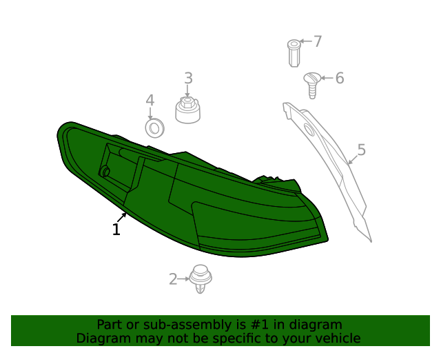 63217465468 - 2020-2024 BMW Tail Lamp (63-21-7-465-468) | BMW of  