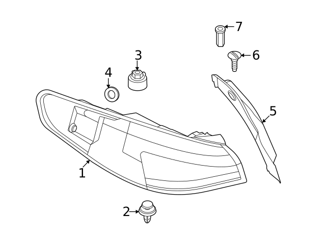 63217465468 - 2020-2024 BMW Tail Lamp (63-21-7-465-468) | BMW of  