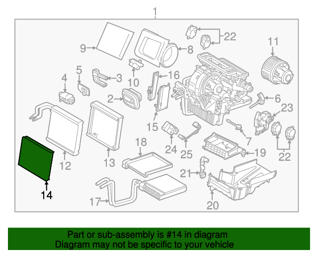 20122022 Ford OEM NEW 20122021 Ford Transit Connect Cabin Air Filter