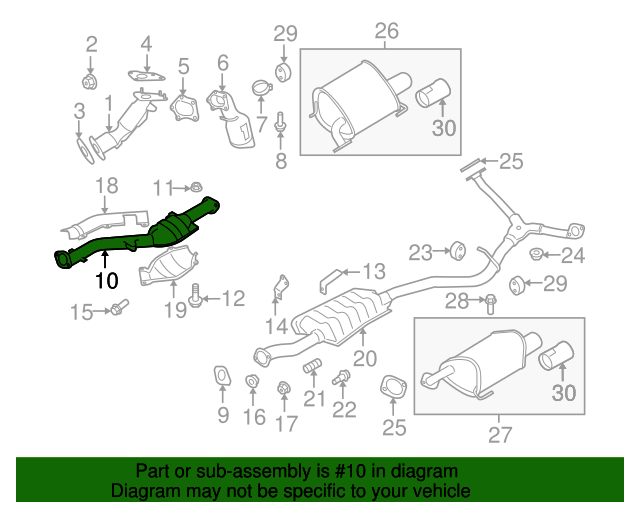 20082009 Subaru OEM NEW 200809 Subaru Legacy Outback 2.5L Front