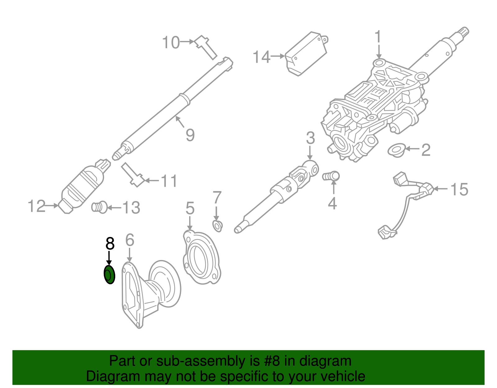 M6x1 Multi-Purpose Nut - GM (11546545)