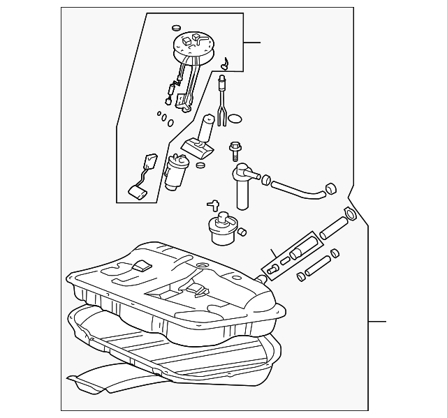 2004-2005 Hyundai XG350 Fuel Tank Assembly 31100-39620 | OEM Parts Online