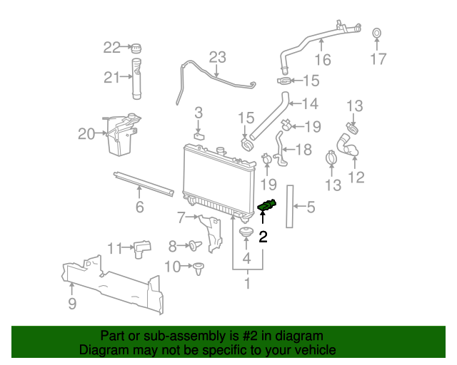 20102015 GM Radiator Drain Plug 19129764
