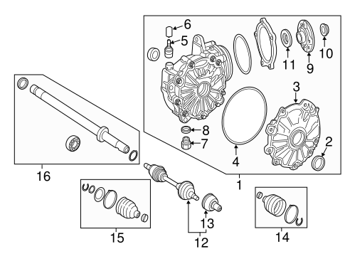 Transmission Components for 2018 Mercedes-Benz C 300 #6