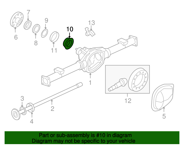 Genuine OEM Ford Part Pinion Bearings 5C3Z4630A Genuine OEM Ford