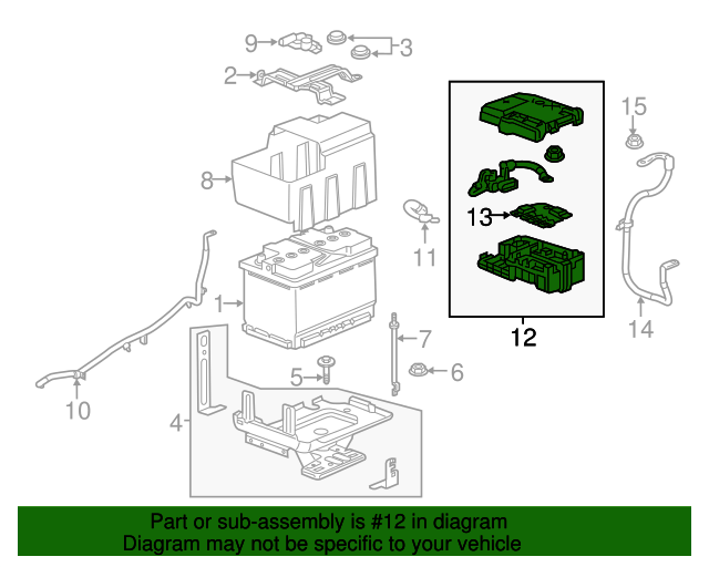 Engine Compartment Fuse Block 85134219 GM Parts Store