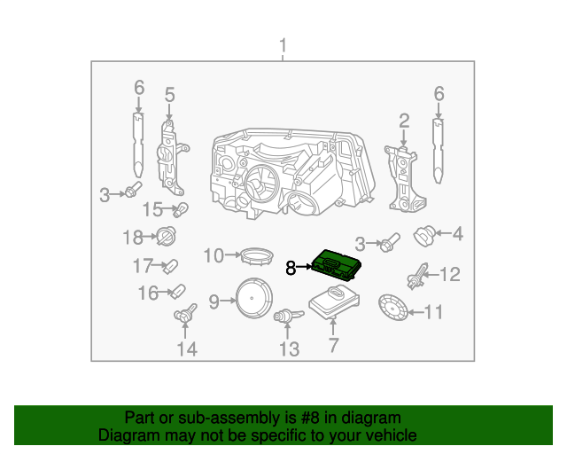 20062009 Land Rover Range Rover Sport Control Module YWC500430