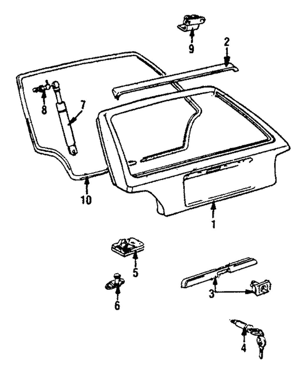 Hinge - Volkswagen (867-827-301)