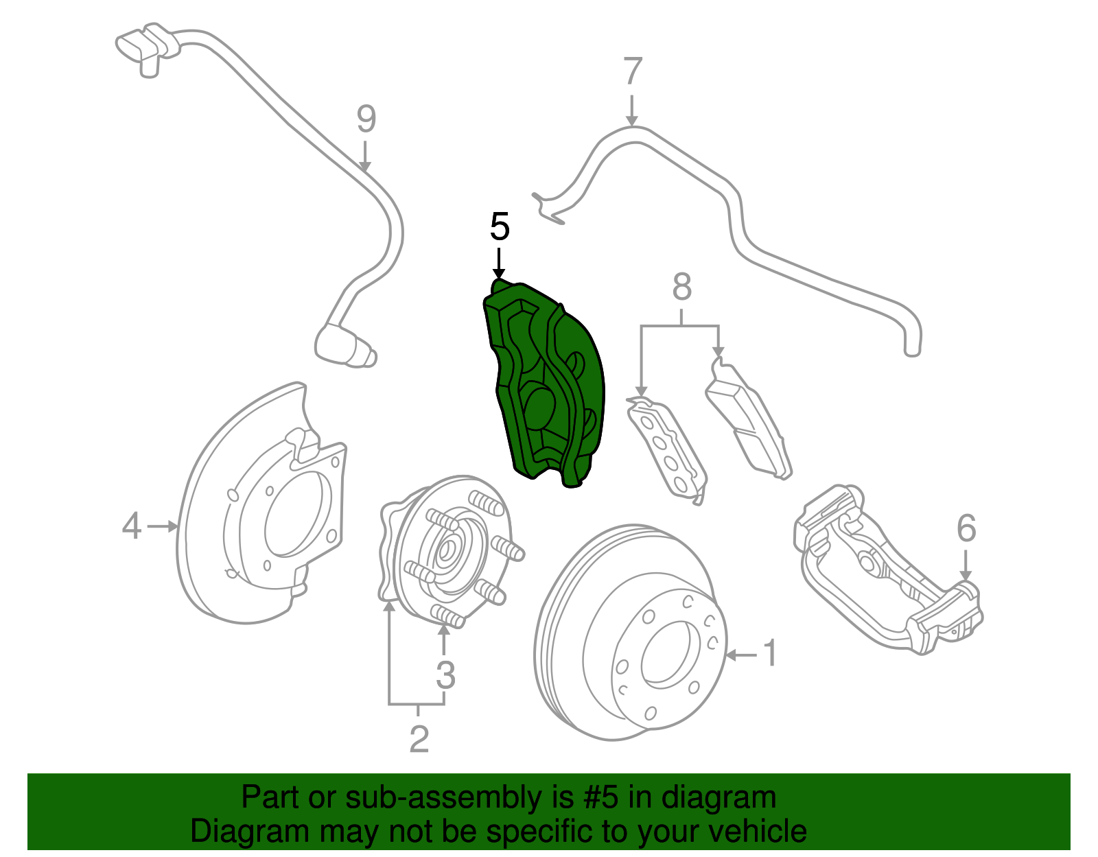 Caliper - GM (87859911)