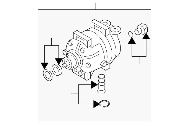 Air Conditioning Compressor - GM (96618810)