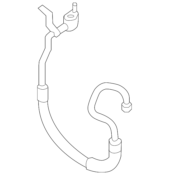 Air Conditioning Refrigerant Suction Hose - GM (96620070)