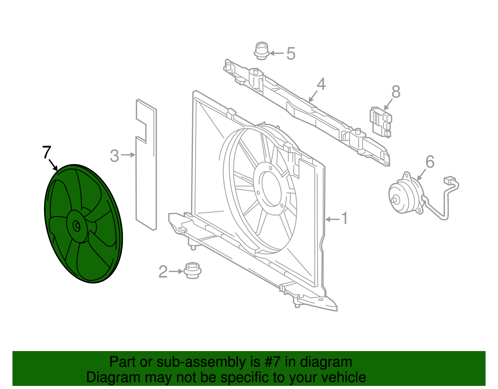 Fan Blade - Scion (16361-22100)