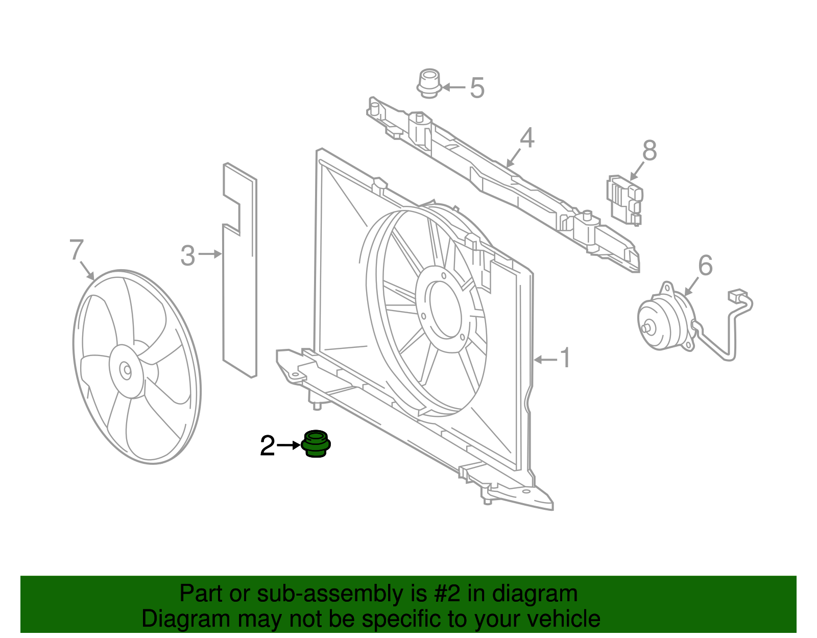 Lower Shroud Support - Scion (16535-47010)