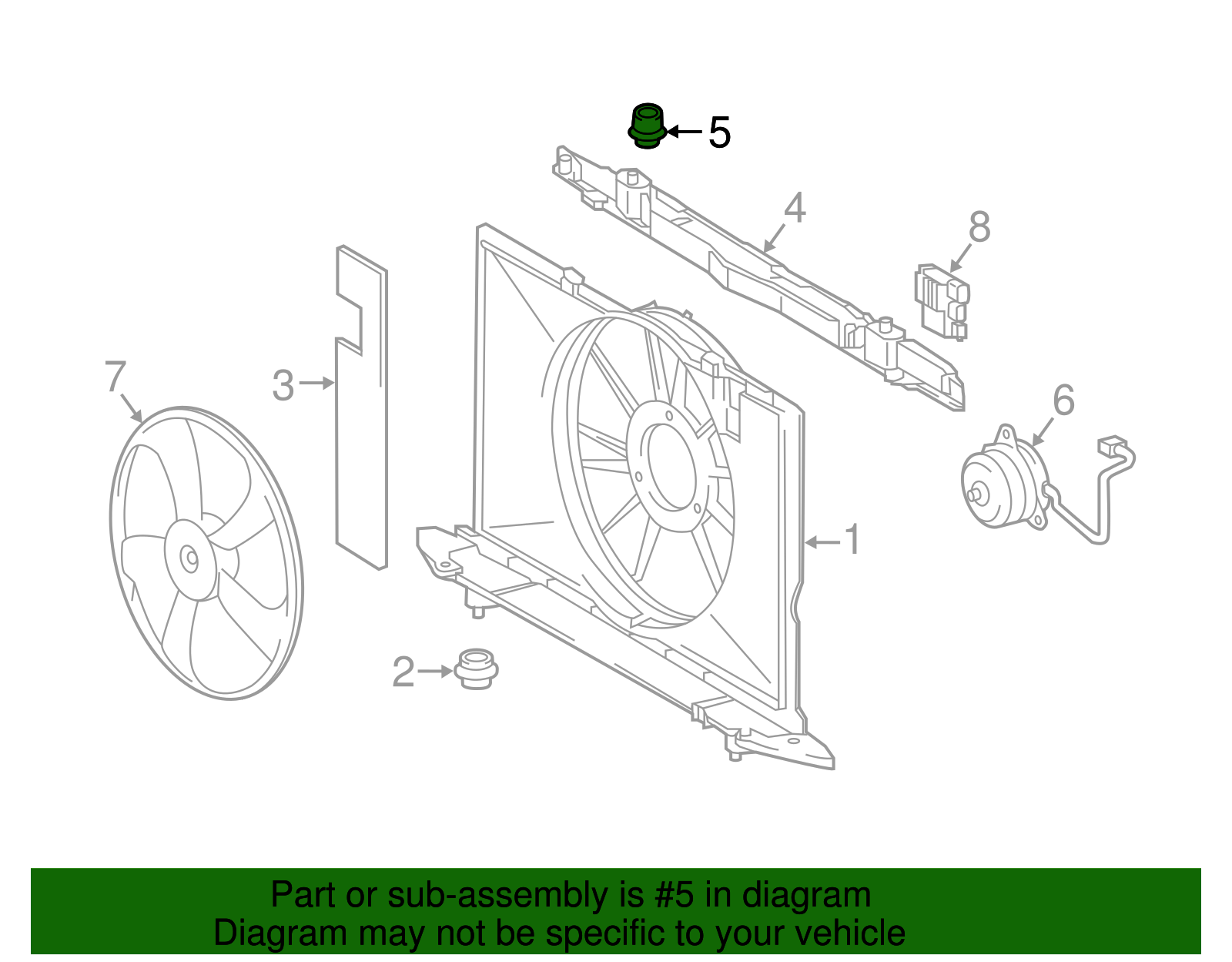 Upper Shroud Cushion - Scion (16523-36010)