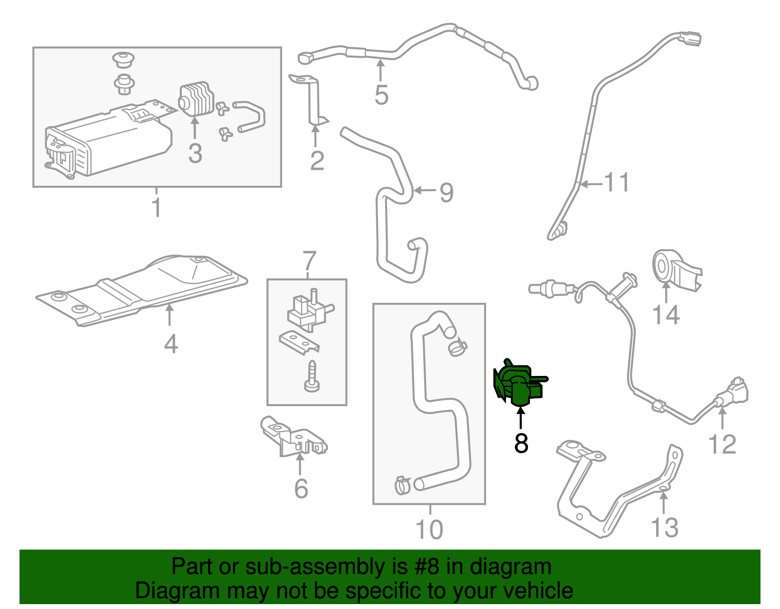 Vacuum Switch - Toyota (25860-0V080)