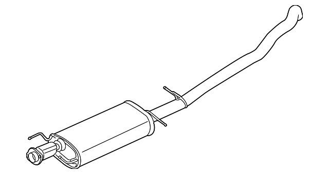 Muffler & Pipe - Ford (GL7Z-5230-A)