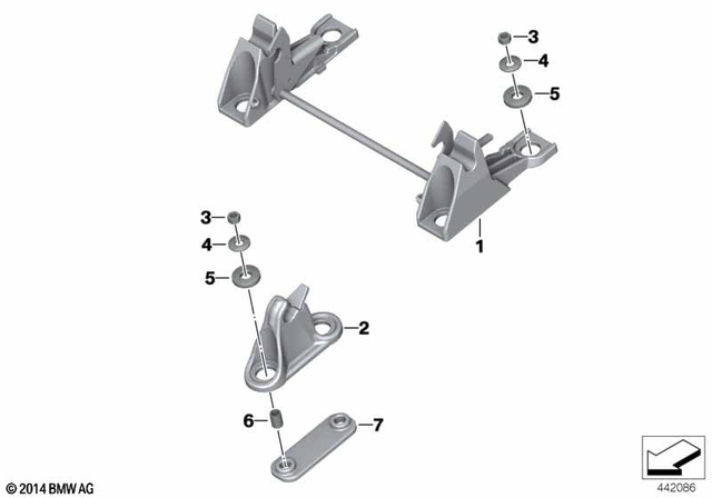 52537706274 - Bracket Front 2003-2013 BMW-Motorrad | BMW Motorrad USA