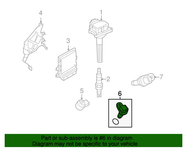 20072020 Infiniti Camshaft Position Sensor 23731JA11B Infiniti