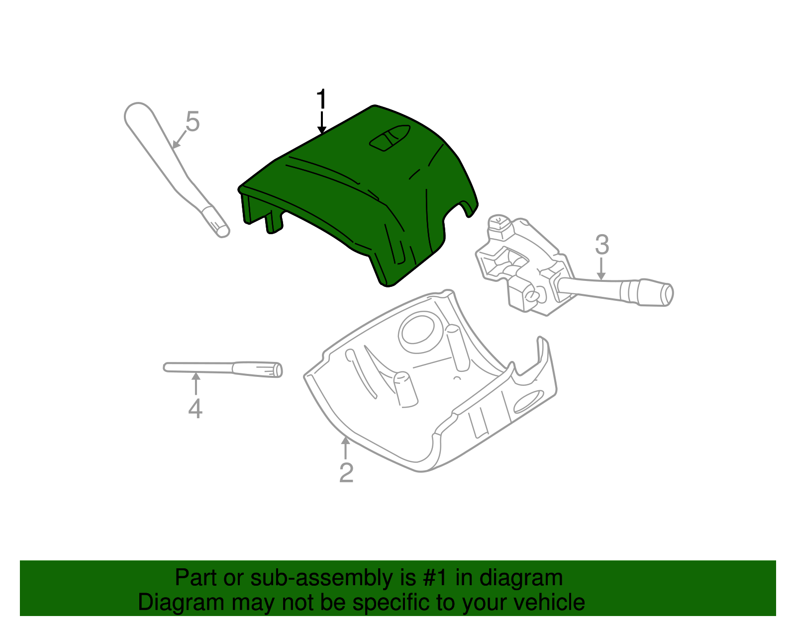 Upper Shroud - Ford (YF1Z-3530-CA)