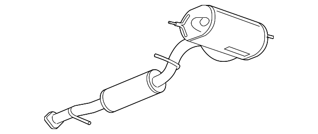 Exhaust Muffler Assembly - GM (25791351)