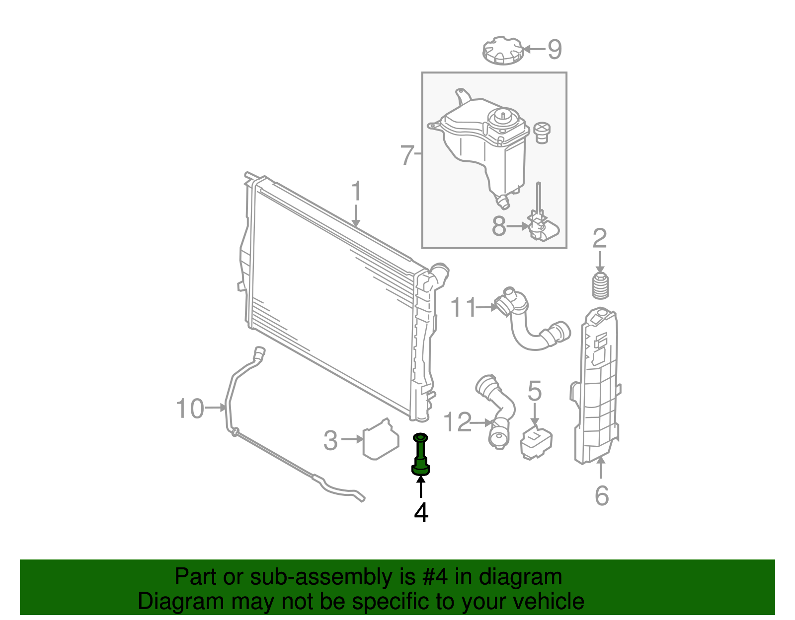 Genuine Auto Part #17 10 7 515 499 – Single Quantity, No Core Charge Required