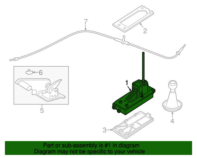 20112016 Mini Gear Shift Assembly 25117604433 BMW MINI Discount