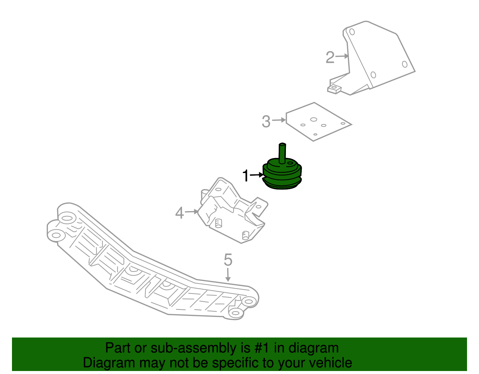 Engine Mount - GM (92245555)