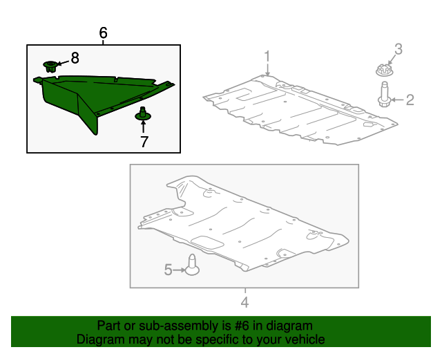 20162018 Cadillac CT6 Front Tire Front Air Deflector 84071765